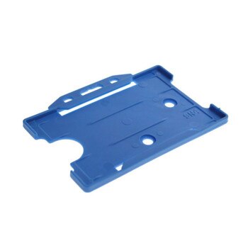 Blue horizontal badge holder