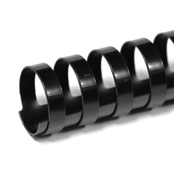 black 20mm 19 ring comb spine