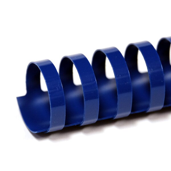 blue 20mm 19 ring comb spine