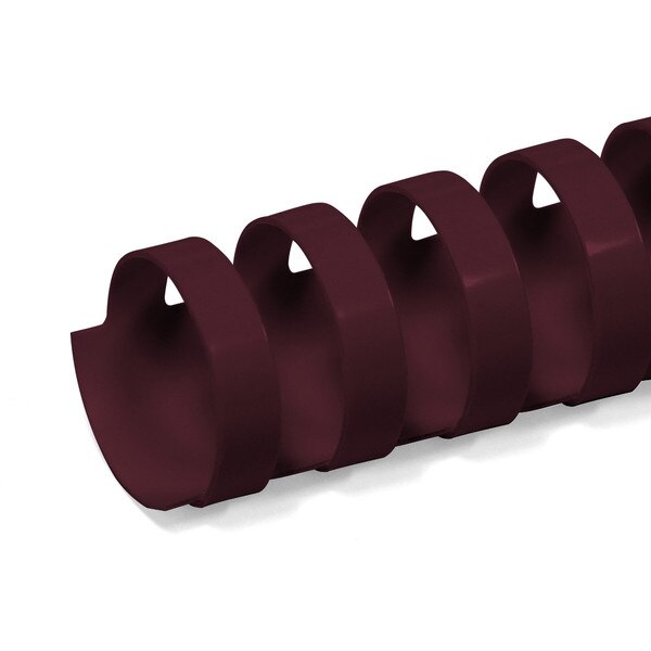 maroon 20mm 19 ring comb spine
