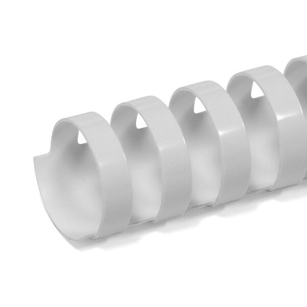 white 20mm 19 ring comb spine