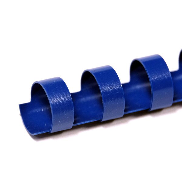 blue 14mm 19 ring comb spine