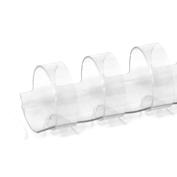 clear 14mm 19 ring comb spine