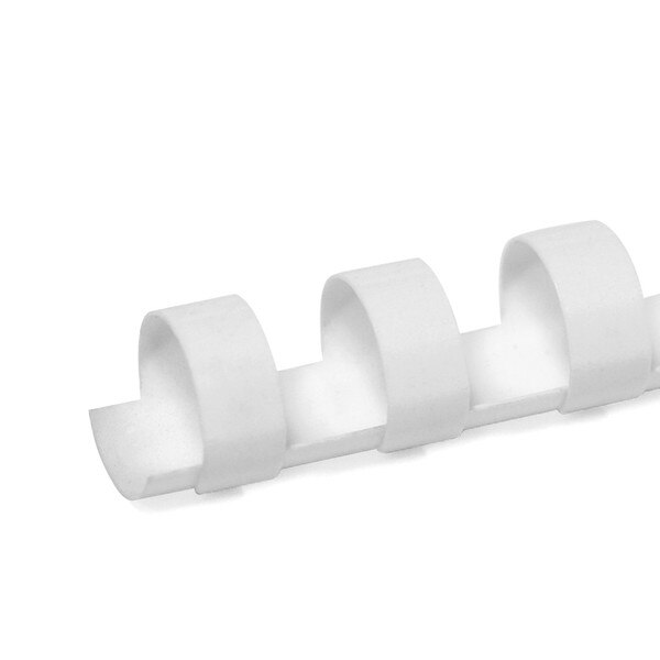 white 14mm 19 ring comb spine