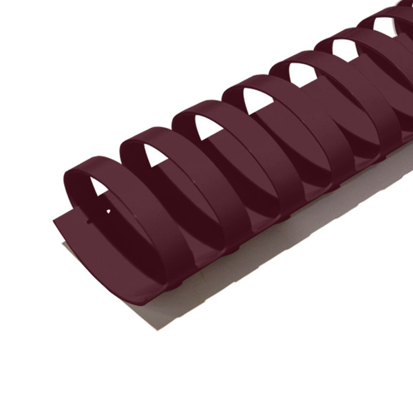 maroon 38mm 19 ring comb spine