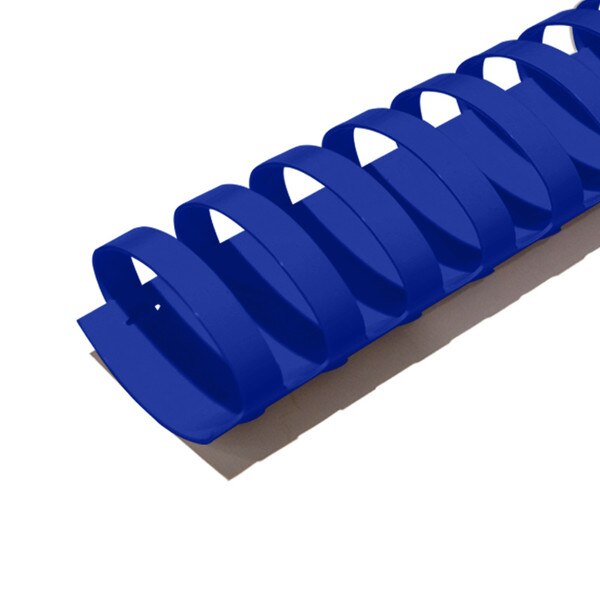 blue 32mm 19 ring comb spine