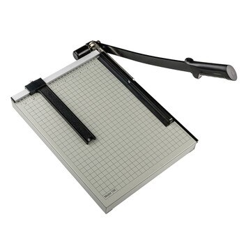 Black and Silver 15in Guillotine Paper Trimmer - black handle