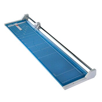 Blue 51 In. Rolling Paper Trimmer with guild lines