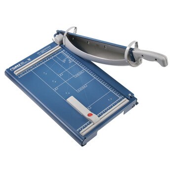 Blue and grey 14.5 In. Guillotine Paper Trimmer (35 Sheet) - with guides