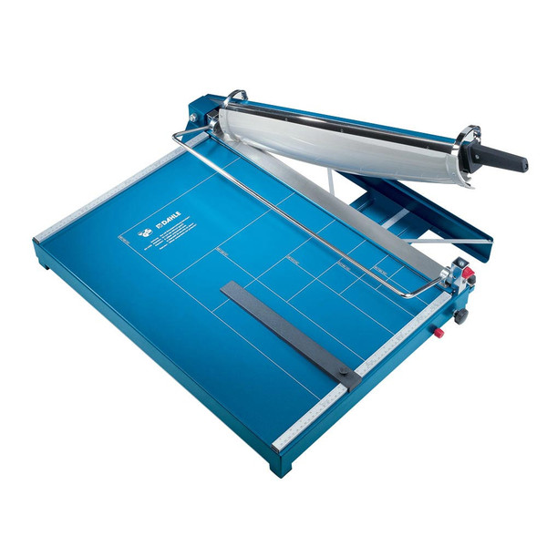 Blue 21.5 In. Guillotine Paper Trimmer with guide lines