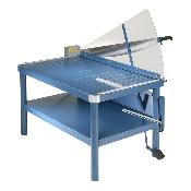 Blue Premium 43 In. Large Format Guillotine Paper Trimmer with shield