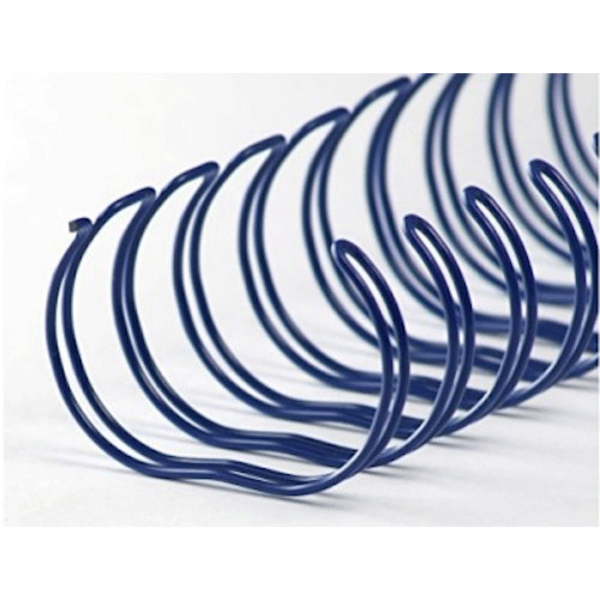 blue 1/2 in. twin loop spine