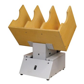 3 wooden bin paper jogger