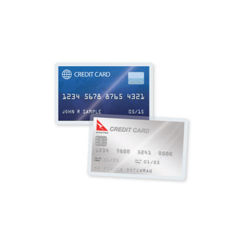 5 mil laminated credit card