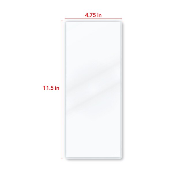 4.75 in by 11.5 in measurement