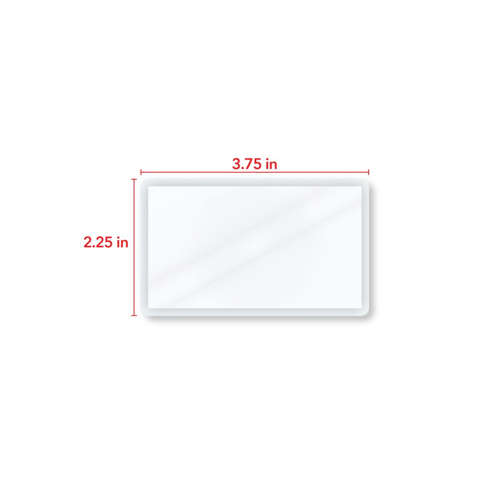 Premium 5 Mil Business Card Size Heat Seal Laminating Pouches 500 2.25" x 3.75" 