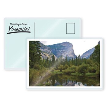 7 mil laminated post card