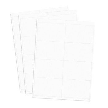 White badge tag paper