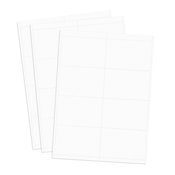 White badge tag paper