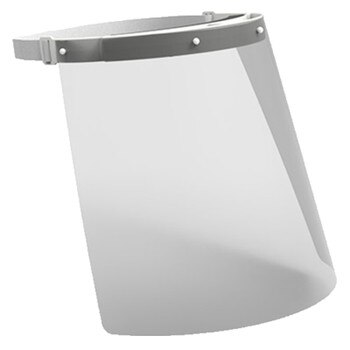 face shield with reusable headband