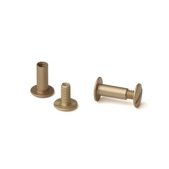 1/2 inch brass screw posts