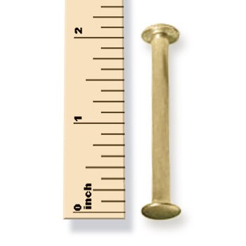 2 inch brass screw posts