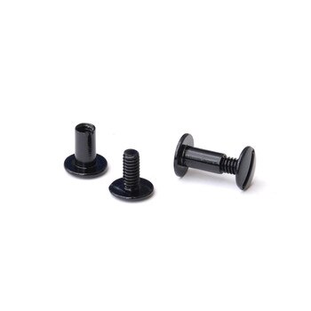 1/2 inch black screw posts