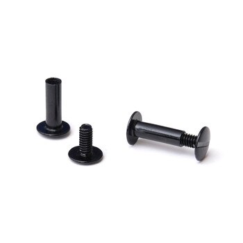 3/4 inch black screw posts