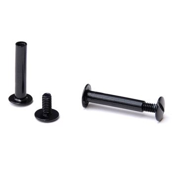 1 inch black screw posts