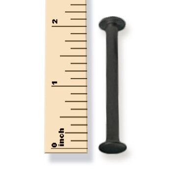 2 inch black screw posts