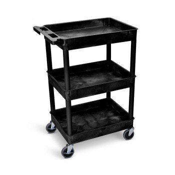 Tub Cart with Three Shelves