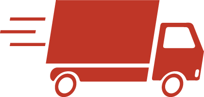 red shipping truck