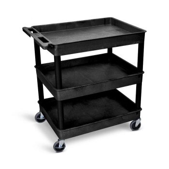 Large Tub Cart WITH Three Shelves