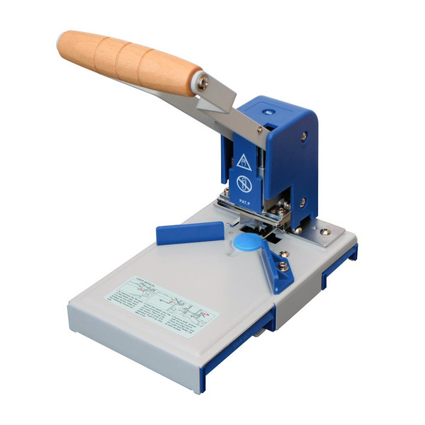 Blue and grey Heavy Duty Corner Rounder with wooden handle